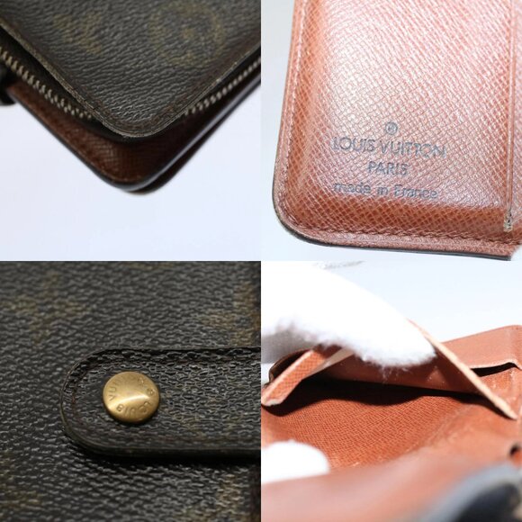 LOUIS VUITTON Monogram Compact Zip Wallet M61667 LV Auth 54068 - Picture 16 of 16
